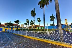 plaza Sindaco nel il centro di Trinità, Cuba, un' unesco mondo eredità luogo. foto