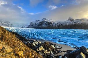 skaftafellsjokull ghiacciaio, Islanda foto