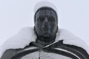 caduto monumento parco anche conosciuto come muzeon parco di arti con reliquie di il sovietico unione, Mosca, Russia, circa dicembre 2021 foto