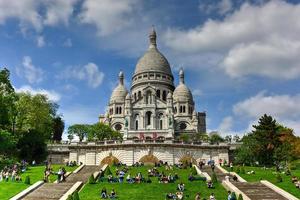 Parigi, Francia - Maggio 15, 2017 - basilica sacre coeur nel montmartre nel Parigi, Francia. foto