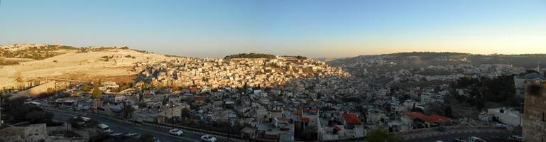 Visualizza di il montare di olive, Gerusalemme foto