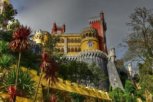 palacio da Pena nel sintra, lisbona, Portogallo, Europa. esso è un' romantico castello nel sao pedro de penaferrim, nel il comune di sintra, Portogallo. foto