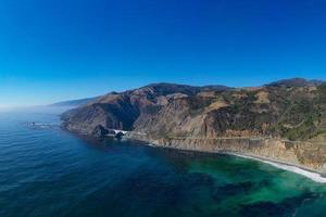 grande torrente baia lungo autostrada 1 e grande su, California, Stati Uniti d'America foto