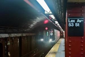 brooklyn, nuovo York - marzo 24, 2017 - 53 ° strada metropolitana treno stazione. foto