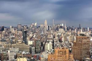 skyline di new york city foto