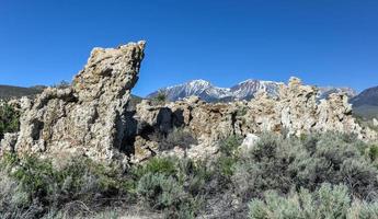 tufo formazione nel mono lago, California foto