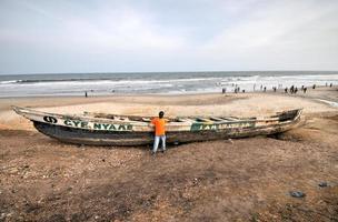 pesca barca - accra, Ghana foto