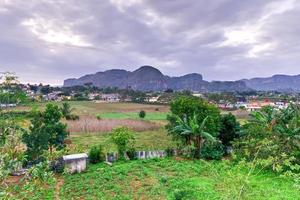 panoramico Visualizza di centro vinali, Cuba. foto