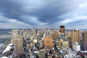 skyline di new york city foto