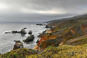 Visualizza di il roccioso Pacifico costa a partire dal garrapata stato parco, California. foto