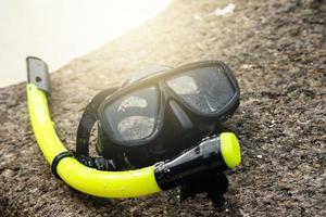 maschera per lo snorkeling foto