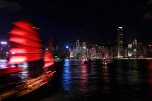 notte hong kong Visualizza a partire dal il Vittoria porto foto