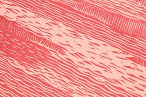 astratto carta rosa geometrico asimmetrico struttura a strisce superficie Linee sfondo. struttura design cartone forma sfondo. decorazione amore San Valentino interno concetto. piatto, avvicinamento, superiore Visualizza foto