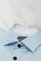 elegante blu camicia foto