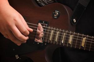 musicista giochi il suo gibson foto