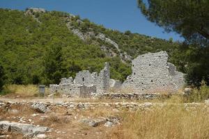 Olimpo antico città nel kumluca, antalya, turkiye foto