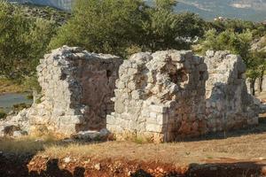 andriake antico città nel demre, antalya, turkiye foto