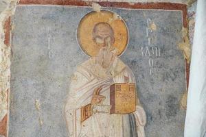 affresco nel santo Nicholas Chiesa nel demre, antalya, turkiye foto