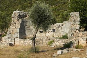 andriake antico città nel demre, antalya, turkiye foto