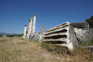 tempio di Afrodite nel afrodisia antico città nel aydin, turkiye foto