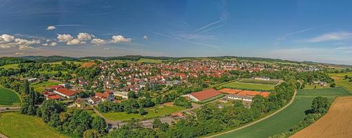 fuco panorama di il meridionale iuta comune di gross-bieberau foto