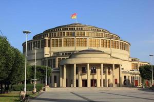 storico centenario sala nel Breslavia, Polonia foto