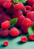 rosso fresco di lampone frutta foto