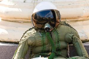 scultura di un gonfiabile aereo pilota foto