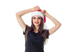 bellezza giovane ragazza nel Santa cappello foto