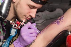 tatuatore è fabbricazione tatoo foto