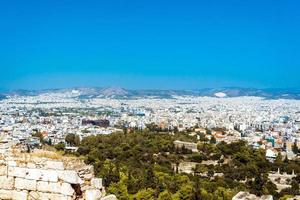 Visualizza di il Atene nel il pomeriggio foto