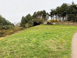 una vista della campagna del Cheshire a Carden foto