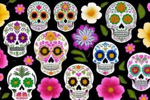 dia de los muertos, tradizionale messicano culturale Festival. morti giorno. foto