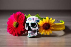 dia de los muertos, tradizionale messicano culturale Festival. morti giorno. foto