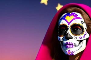 dia de los muertos, tradizionale messicano culturale Festival. morti giorno. foto