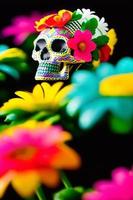 dia de los muertos, tradizionale messicano culturale Festival. morti giorno. foto