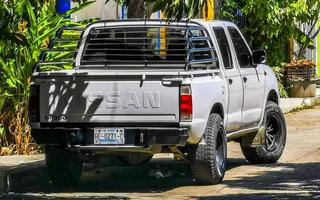 puerto escondido oaxaca Messico 2022 vario messicano Raccogliere camion macchine 4x4 fuori strada veicoli Messico. foto