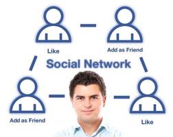 concetto di social network foto