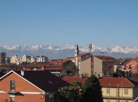 Alpi montagne orizzonte foto