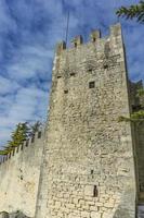 fortezza di guaita sul monte titano, san marino foto