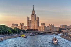 kotelnicheskaya argine costruzione, un appartamento edificio nel Mosca, Russia. foto