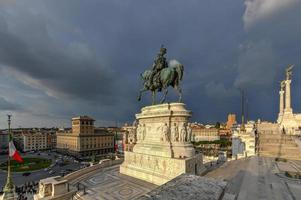 altare di il patria anche conosciuto come il nazionale monumento per vincitore emanuele ii nel Roma, Italia, 2022 foto