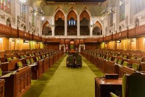 Casa di commons di parlamento edificio nel ottava, Canada, 2022 foto