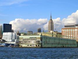 nuovo York città ovest lato orizzonte come visto a partire dal il hudson fiume foto