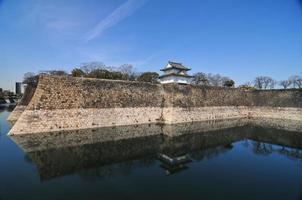 osaka castello - osaka, Giappone foto