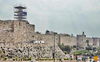 Visualizza di il re david S Torre nel vecchio Gerusalemme città foto