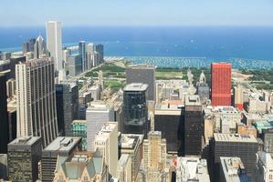 vista sullo skyline di Chicago foto