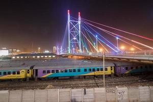 Nelson mandela ponte - johannesburg, Sud Africa foto