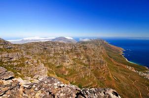 table mountain a città del capo foto