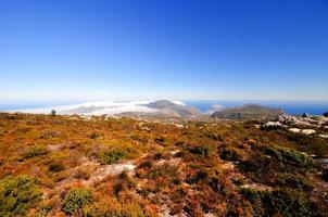 table mountain a città del capo foto